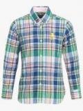 U S Polo Assn Multicoloured ed Checked Casual Shirt boys