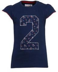 U S Polo Assn Navy Blue Casual Top girls