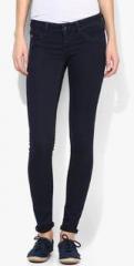 U S Polo Assn Navy Blue Mid Rise Regular Jeans women