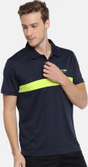 U S Polo Assn Navy Blue Solid Polo Collar T Shirt men