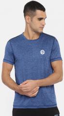 U S Polo Assn Navy Blue Solid Round Neck T Shirt men