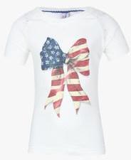 U S Polo Assn Off White Casual Top girls