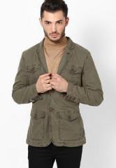 U S Polo Assn Olive Blazer men