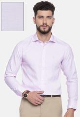 U S Polo Assn Pink Regular Fit Self Design Formal Shirt men