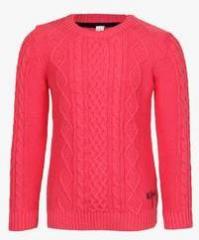 U S Polo Assn Pink Sweater girls