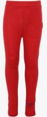 U S Polo Assn Red Legging girls