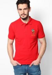 U S Polo Assn Red Polo T Shirts men