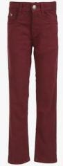 U S Polo Assn Red Regular Fit Jeans girls