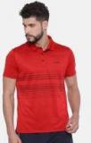 U S Polo Assn Red Striped Polo T Shirt Men