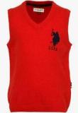 U S Polo Assn Red Sweater Boys