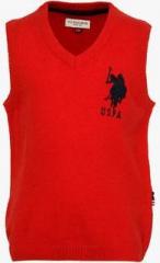 U S Polo Assn Red Sweater boys