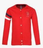 U S Polo Assn Red Sweater Girls