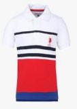 U S Polo Assn White T Shirt Boys