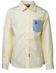 U S Polo Assn Yellow Casual Shirt boys