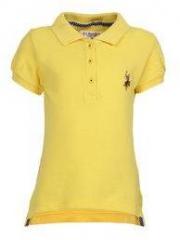 U S Polo Assn Yellow Polo T Shirts girls