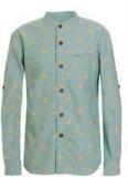 Ufo Green Casual Shirt Boys