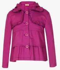 Ufo Purple Winter Jacket girls