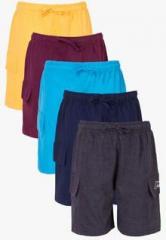 Ultrafit Pack Of 5 Multicoloured Shorts boys