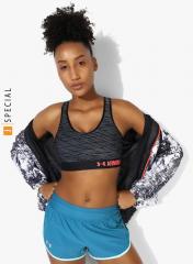 Under Armour Armour Mid Black Printed Bra women