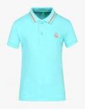 United Colors Of Benetton Aqua Blue Polo T Shirt boys