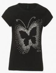 United Colors Of Benetton Black Casual Top girls