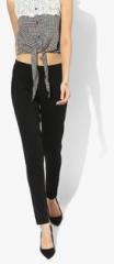 United Colors Of Benetton Black Solid Jeggings women