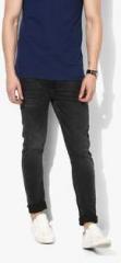 United Colors Of Benetton Black Washed Slim Fit Jeans men