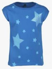 United Colors Of Benetton Blue Casual Top girls