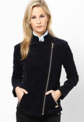 United Colors Of Benetton Blue Long Sleeve Jacket women