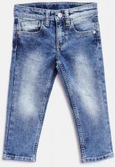 United Colors Of Benetton Blue Slim Fit Mid Rise Jeans boys