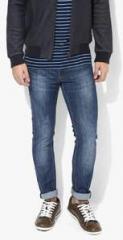 United Colors Of Benetton Blue Solid Low Rise Skinny Fit Jeans men