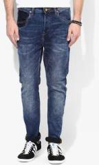 United Colors Of Benetton Blue Solid Slim Fit Jeans men