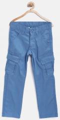 United Colors Of Benetton Blue Solid Trouser boys