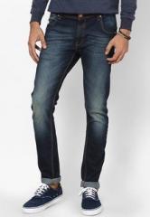 United Colors Of Benetton Blue Stretch Slim Fit Jeans men