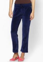 United Colors Of Benetton Blue Vellor Track Pant women