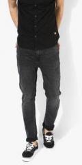 United Colors Of Benetton Dark Grey Washed Slim Fit Jeans men