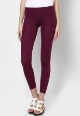 United Colors Of Benetton Maroon Leggings women