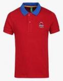 United Colors Of Benetton Maroon Regular Fit Polo Shirt boys