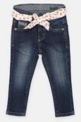 United Colors Of Benetton Navy Blue Mid Rise Slim Fit Jeans girls