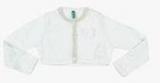 United Colors Of Benetton Off White Cardigan Girls