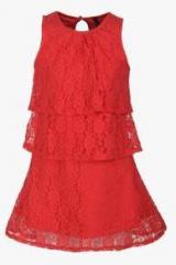 United Colors Of Benetton Red Casual Dress girls