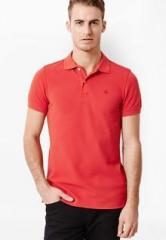 United Colors Of Benetton Red Short Sleeve Polo T Shirt men