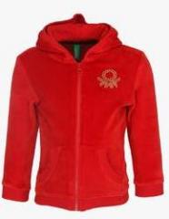 United Colors Of Benetton Red Sweatshirt girls