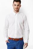 United Colors Of Benetton White Long Sleeve Casual Shirt Men