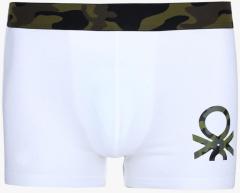 United Colors Of Benetton White Printed Trunks men