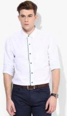 United Colors Of Benetton White Regular Fit Casual Shirt men