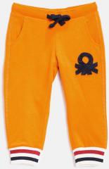 United Colors Of Benetton Yellow Regular Fit Track Bottom boys