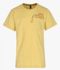 United Colors Of Benetton Yellow T Shirt boys