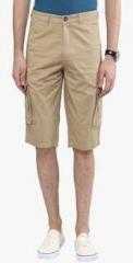 Urban Navy Beige Solid 3/4Th men