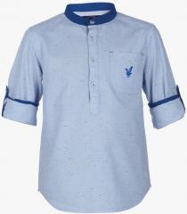 Urban Scottish Light Blue Casual Shirt boys